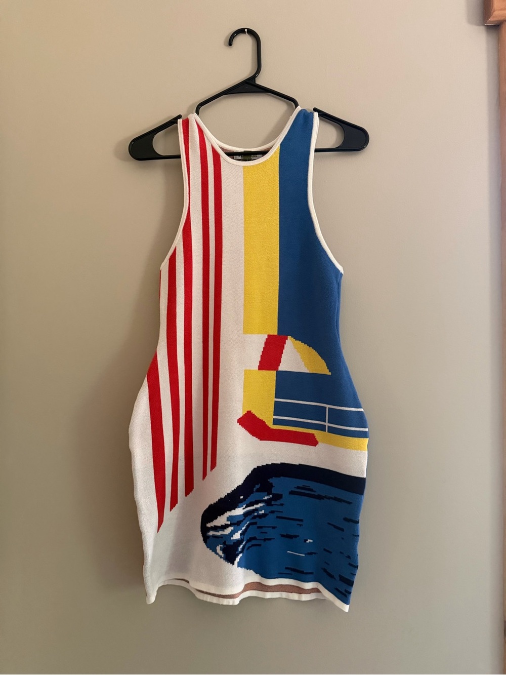 Anthropologie Celandine Poolside Knit dress